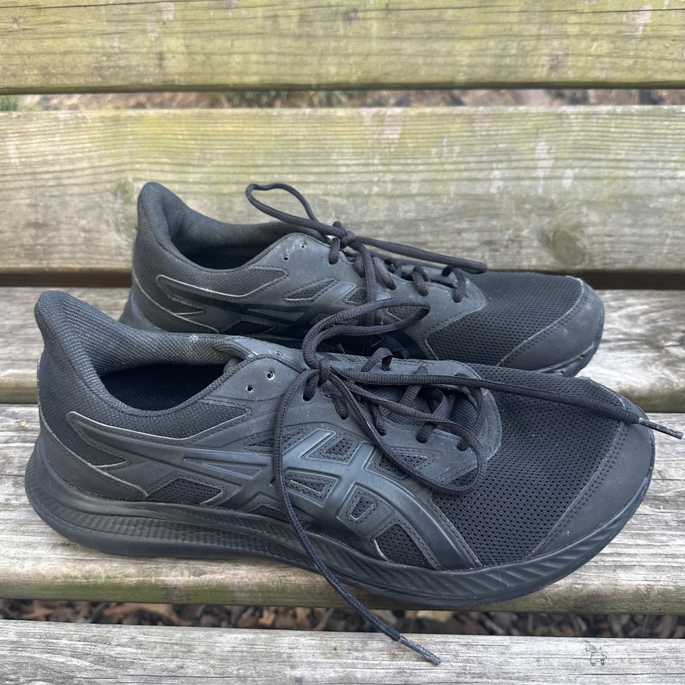 ASICS Jolt 4 Mens Sz 12 Extra Wide Running Shoes Black Black 1011B602 Sneakers